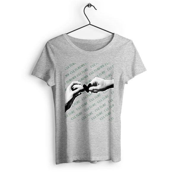 T-shirt Femme Epais con Mensaje de Amor
