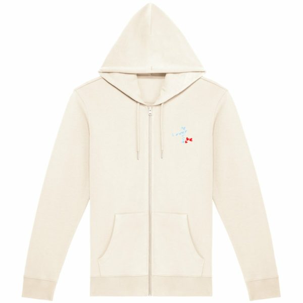 Sweat à capuche zippé Femme: Yo por las nubes