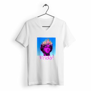 T-shirt Femme Col V - Juste une Femme