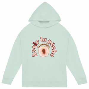 Sweat à capuche Femme Oversized - Avoir la pêche
