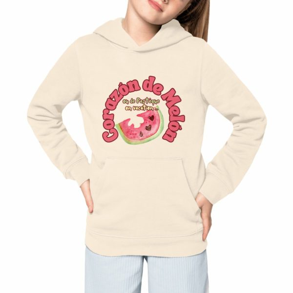 Sweat à capuche Epais Enfant - ? de melon ou pastèque