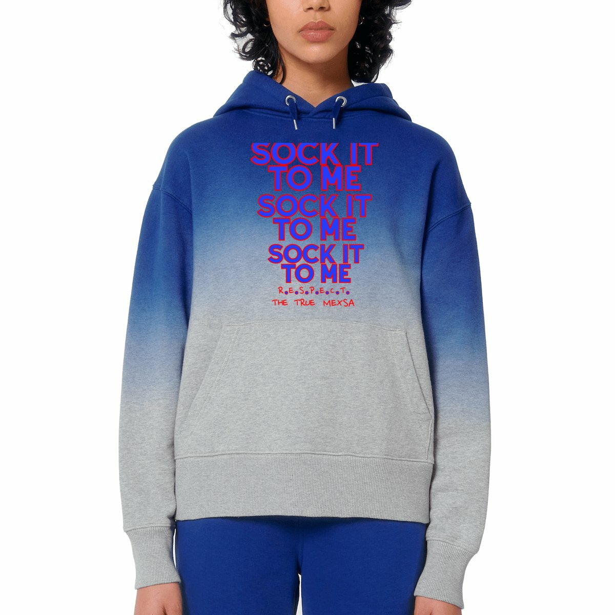 Sweat à capuche femme SOCK IT TO ME vas-y, donne tout !