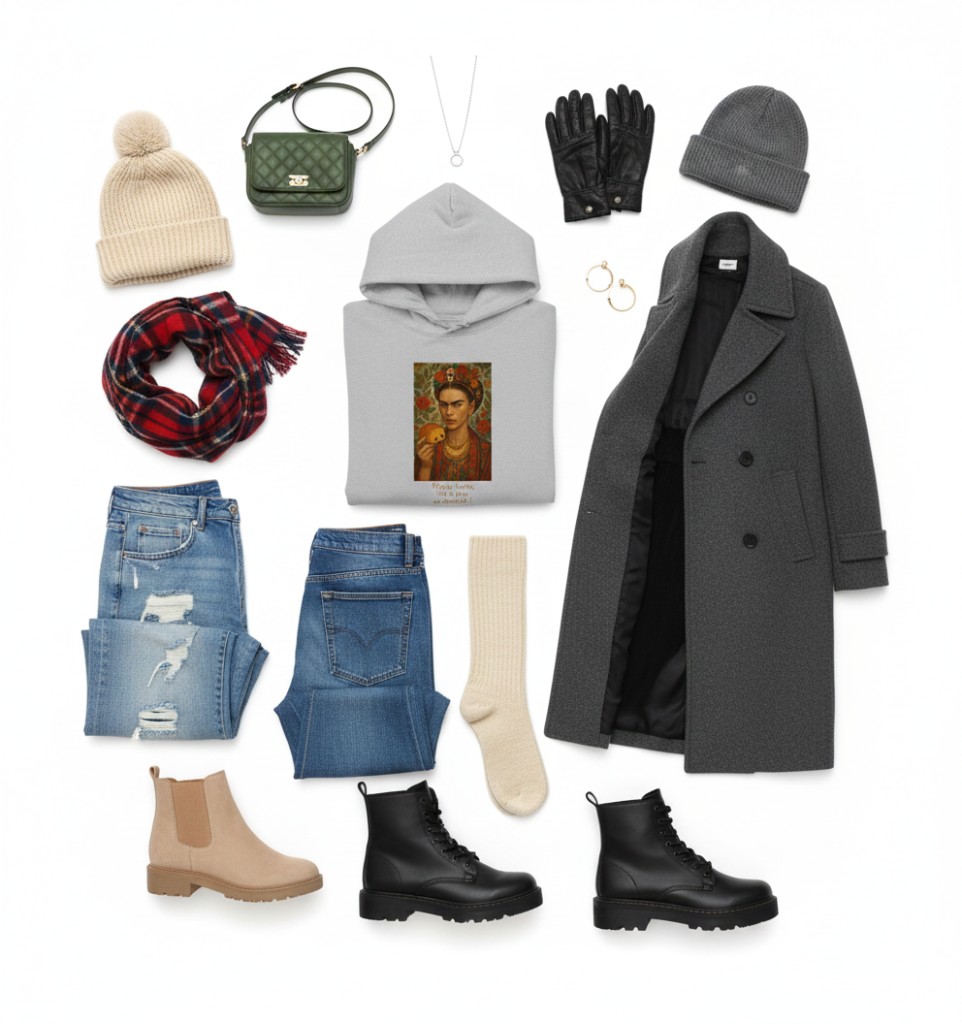 sweat à capuche frida, feministe 