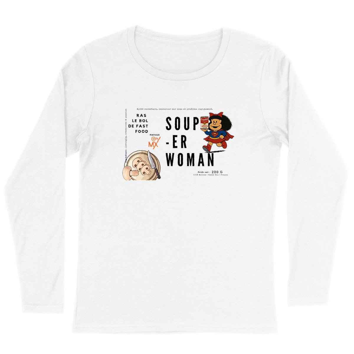 T-shirt Femme Léger manches longues : Créez avec des Citrons